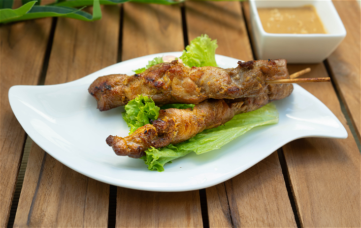 Ga Xa Nuong | Grilled Chicken Satay