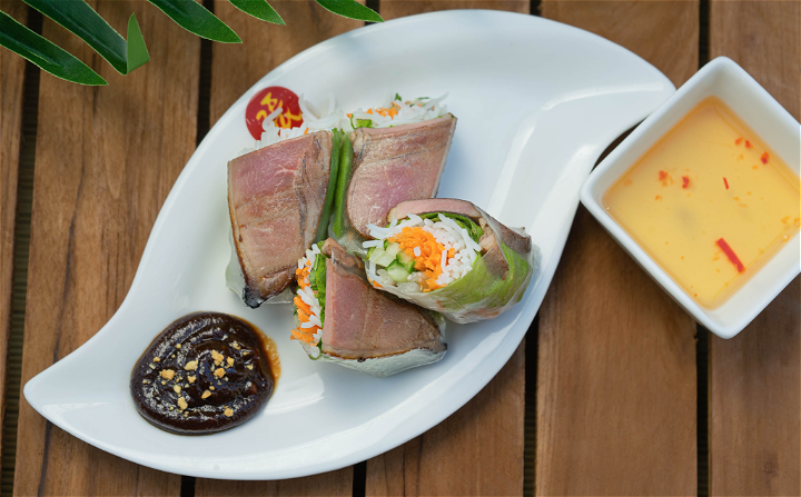 Goi Cuon Vit Quay | Salad Roll Roasted Duck