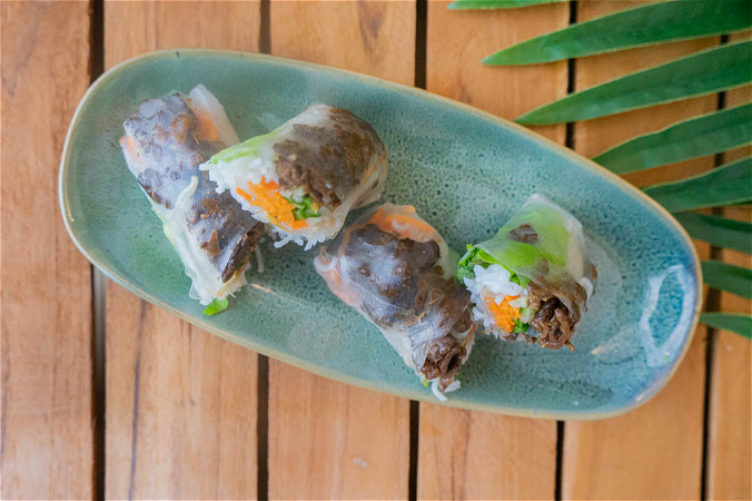 Goi Cuon Bo Nuong | Salad Roll Grilled Beef