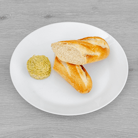Stokbroodje met kruidenboter