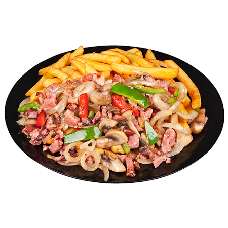 Loaded fries boeren