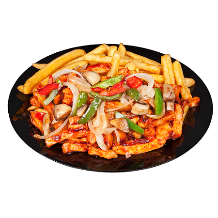 Loaded fries boeren shoarma