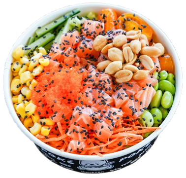 Poké bowl zalm