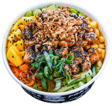 Poké bowl kip