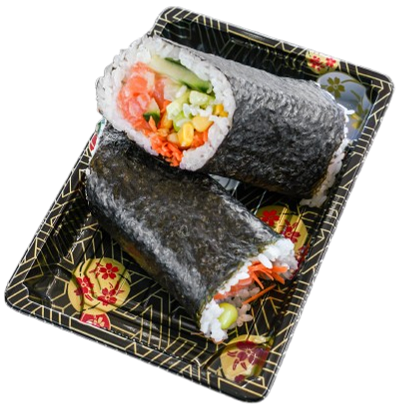Poké wrap zalm