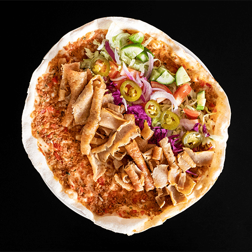 Turkse pizza kalfsdöner