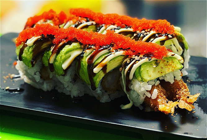 Avocado Double Dragon Roll