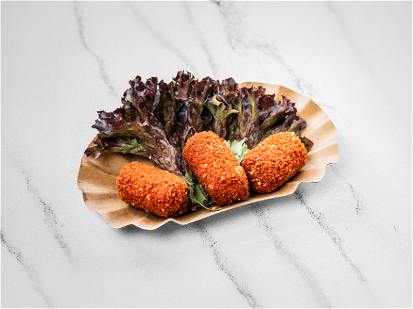 Rode curry kroketjes drie stuks