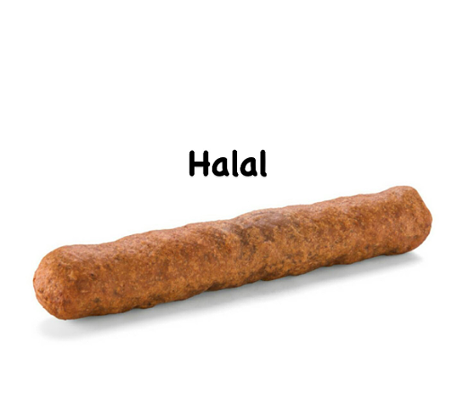 Halal kipfricandel