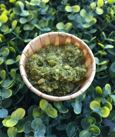Green Pesto Sauce ( V ) 