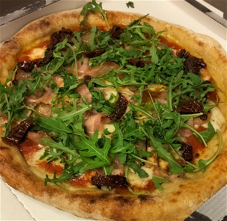Rolled Pancetta Pizza