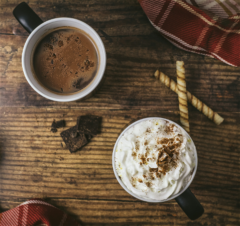 Hot Chocolate ( with Organic Milk )