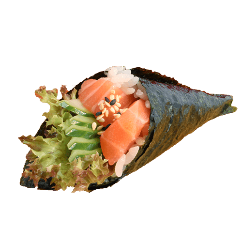 Sake temaki