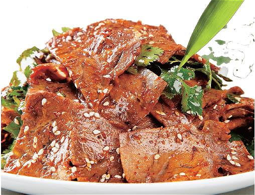 麻辣牛肉 Pittig rundvlees 