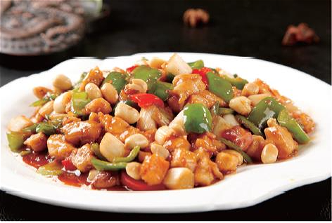 宫爆鸡丁Kipblokjes met Kung-Pao saus