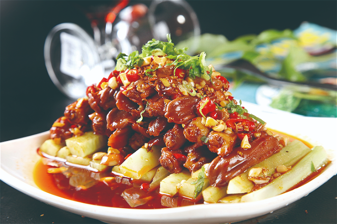 麻辣鸭舌 Pittige eenden tong 