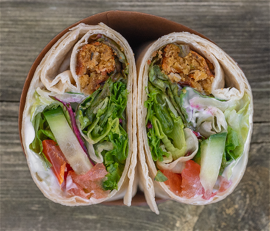 Gegrilde falafel roll