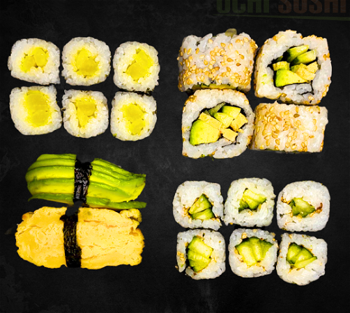 Veggie box, 18 pieces