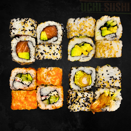 Uramaki box, 16 stuks