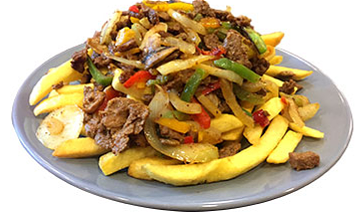 Loaded fries met boerenshoarma