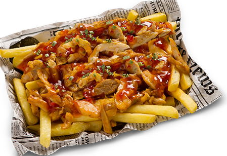 Loaded fries hete kip