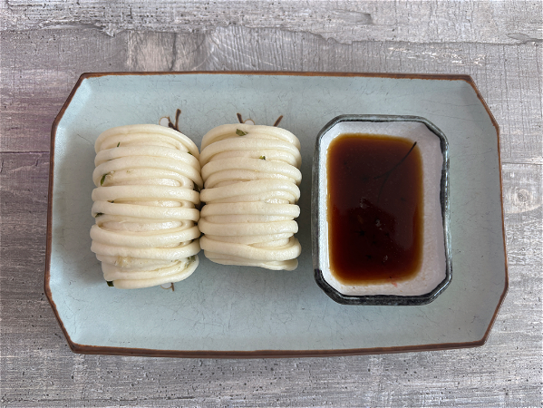 Chive buns (met sojasaus)
