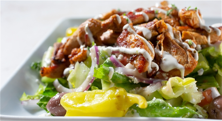 Kipshoarma Salade