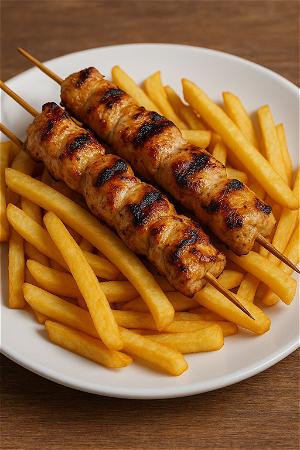 Loaded Frites Patat en Kip