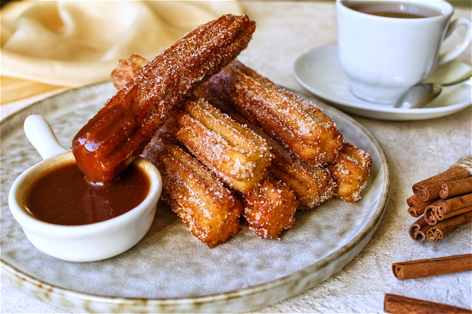 Churro's met kaneelsuiker