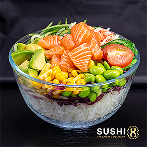 Salmon Eight Bowl