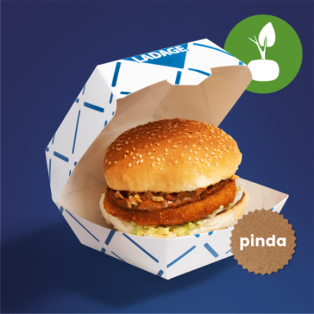 Broodje vega kipburger pinda