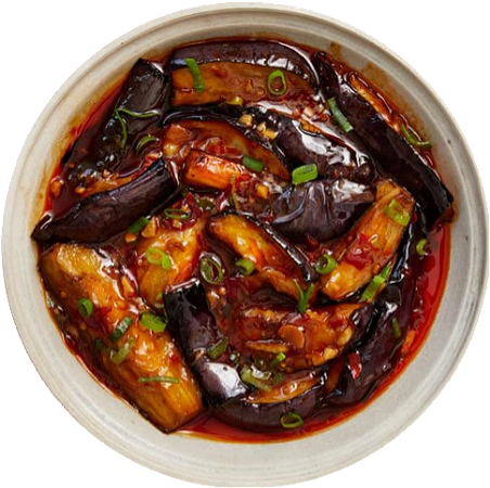 Sichuan aubergine Yu Xiang saus æ–‹é±¼é¦™èŒ„å­�