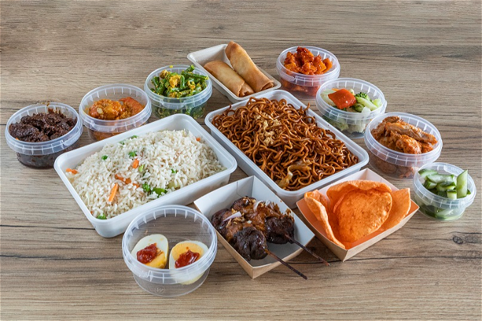 Indonesische rijsttafel