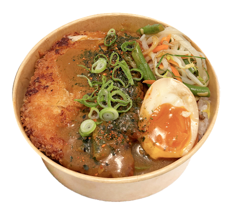 Curry Chicken Katsu Donburi Bowl