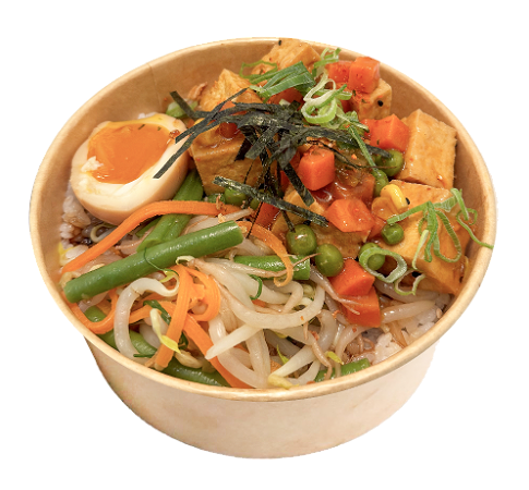Tofu Gong Bao Donburi Bowl