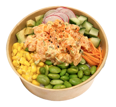 Spicy Salmon Poké Bowl
