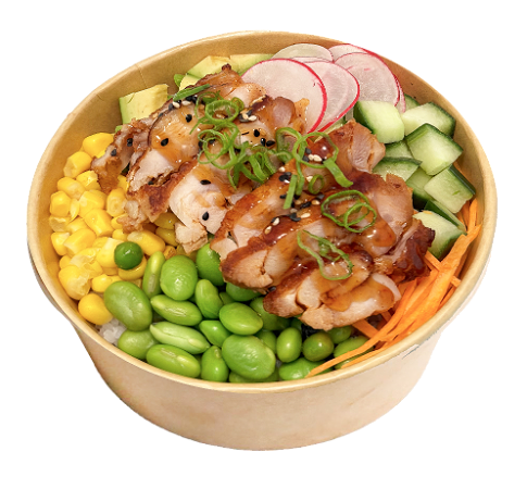 Chicken Teriyaki Poké Bowl