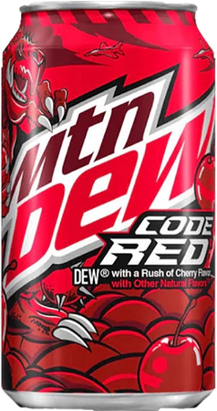 Mountain Dew Code Red USA 355ml