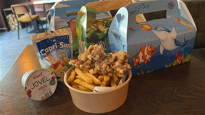 Kindermenu krokante kip