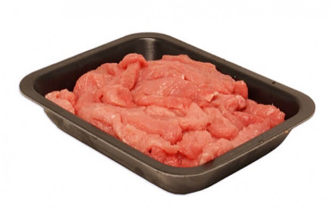 Reepjes vlees (varken) - per 500 gram