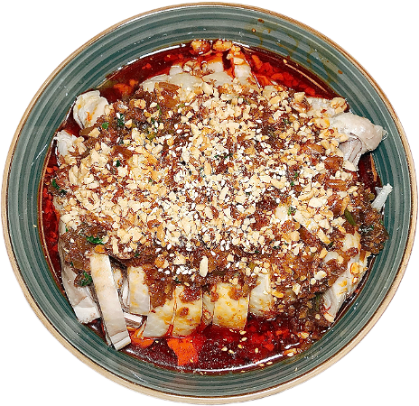 Pikante Kip Sichuan-Stijl