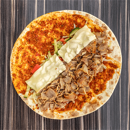 Turkse pizza Doner en Kaas