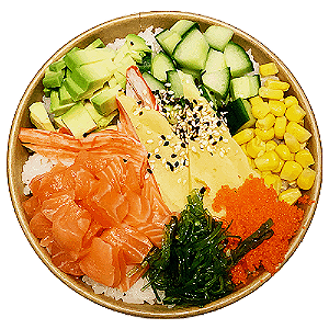 Zalm poke bowl