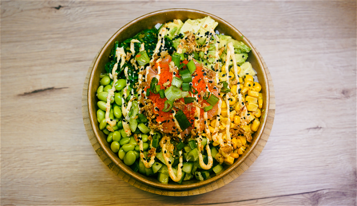 Poké Bowl Gebakken Zalm 