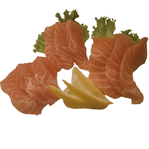 9 stuks zalm sashimi