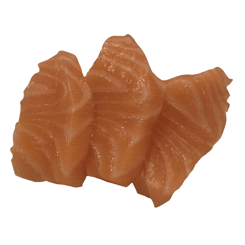 3 stuks zalm sashimi