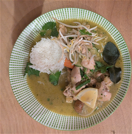 Thaise groene curry (vegan)