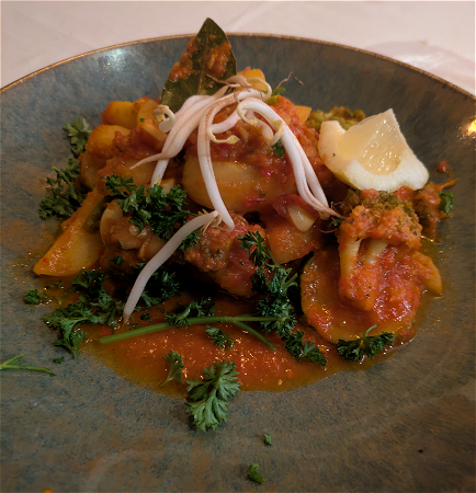 Portugese cataplana met zalm
