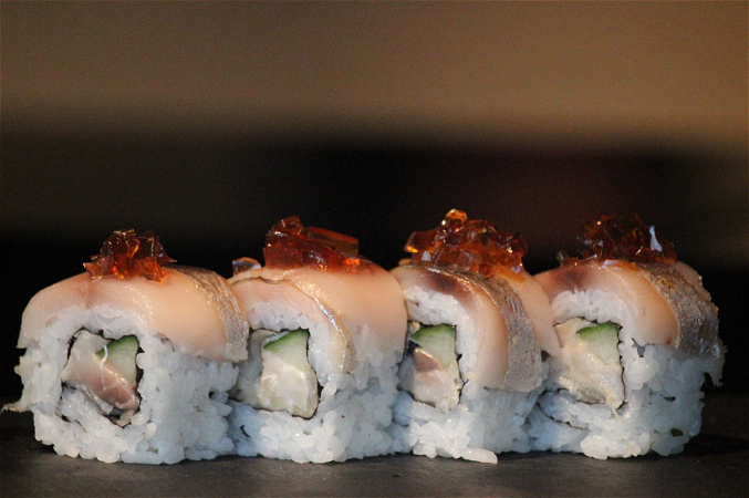 Mackerel Uramaki
