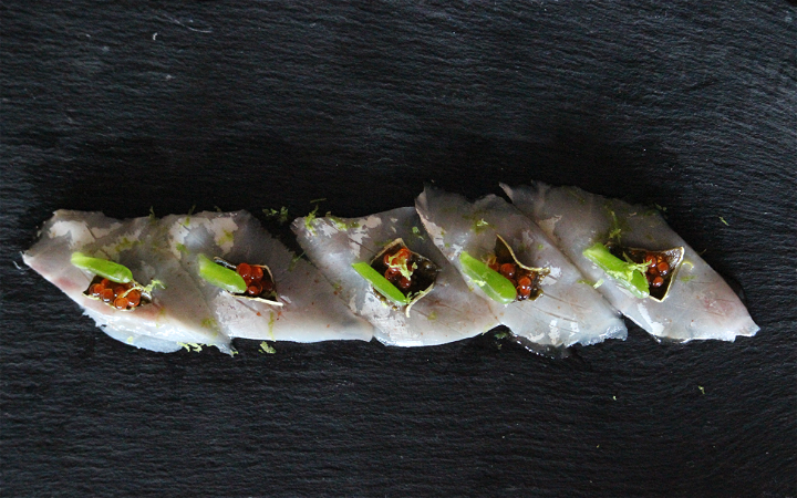 Wild caught Seabass Sashimi